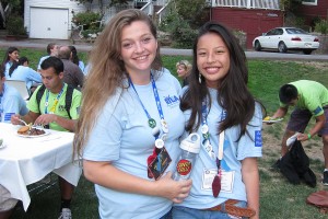 Helen Dillman and Sandra Taylor from Soquel High School