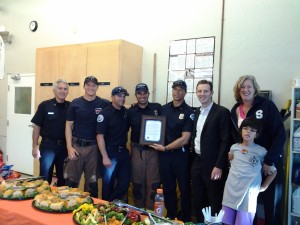Aptos Firefighters and Supervisor Friend