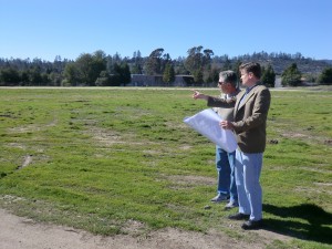 RAndy Johnson & Jim Reed on Town Center Site