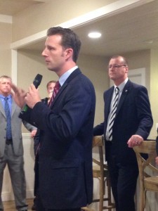 Supervisor Zach Friend, Sheriff Jim Hart