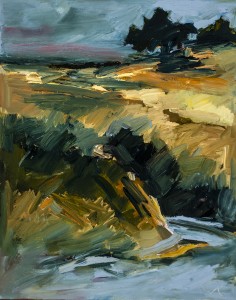 John Crawford Hillside oil on canvas-2