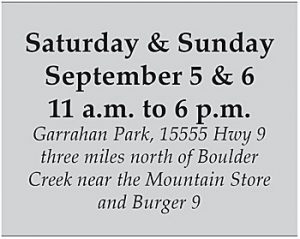 SCMAW_dates Santa Cruz Mountain Times Publishing Group Inc tpgonlinedaily.com